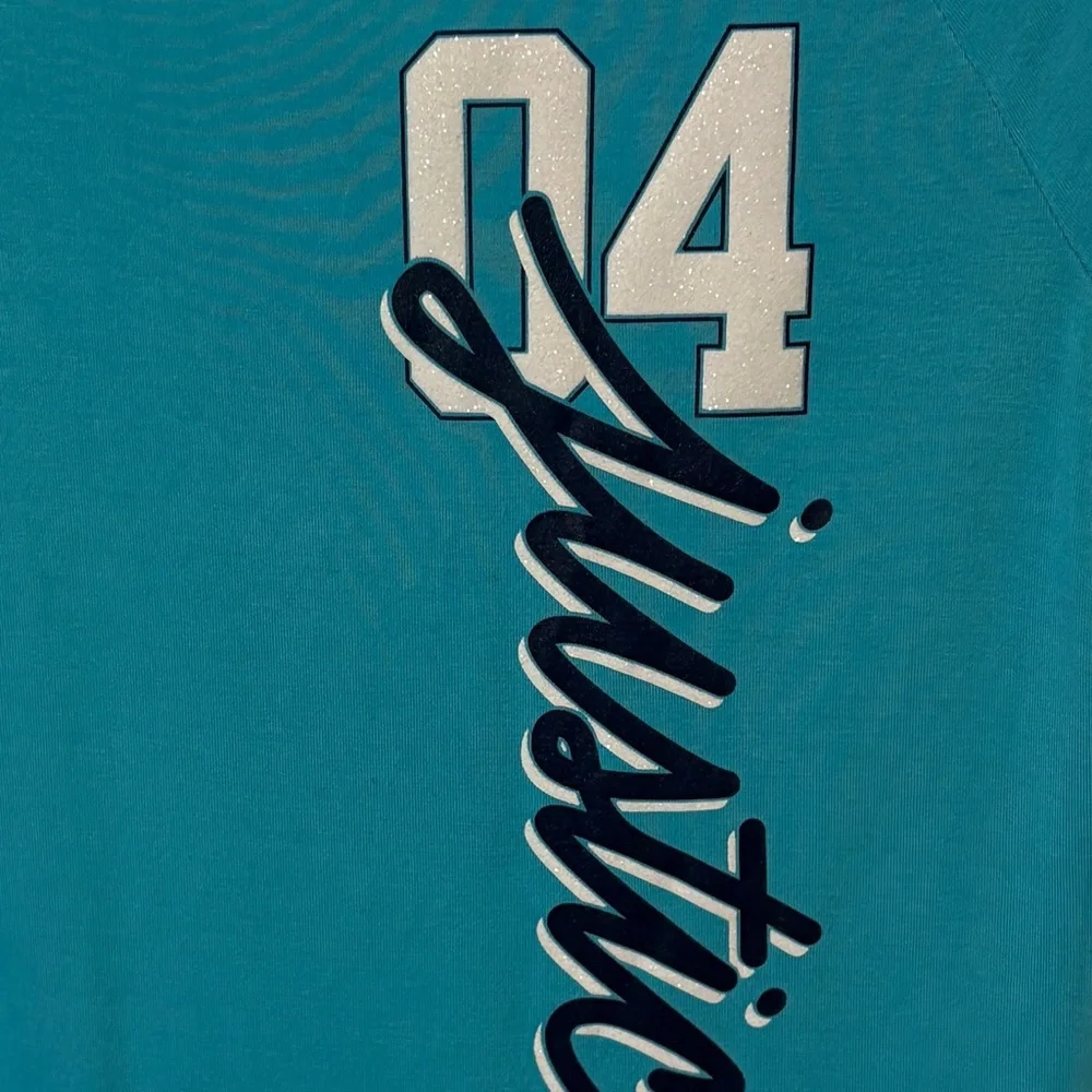 Justice Active Blue Graphic Short Sleeve Tee